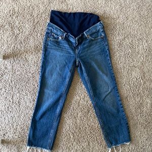 Gap Maternity Cheeky Straight Full Panel size 27